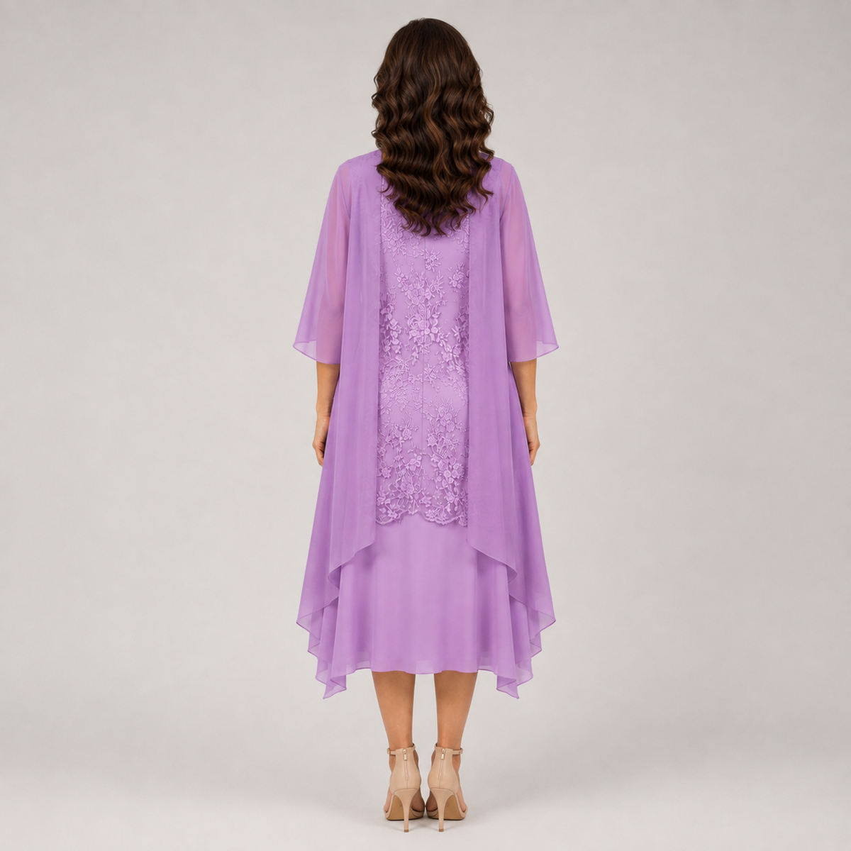 Isabela | Abito elegante a balze