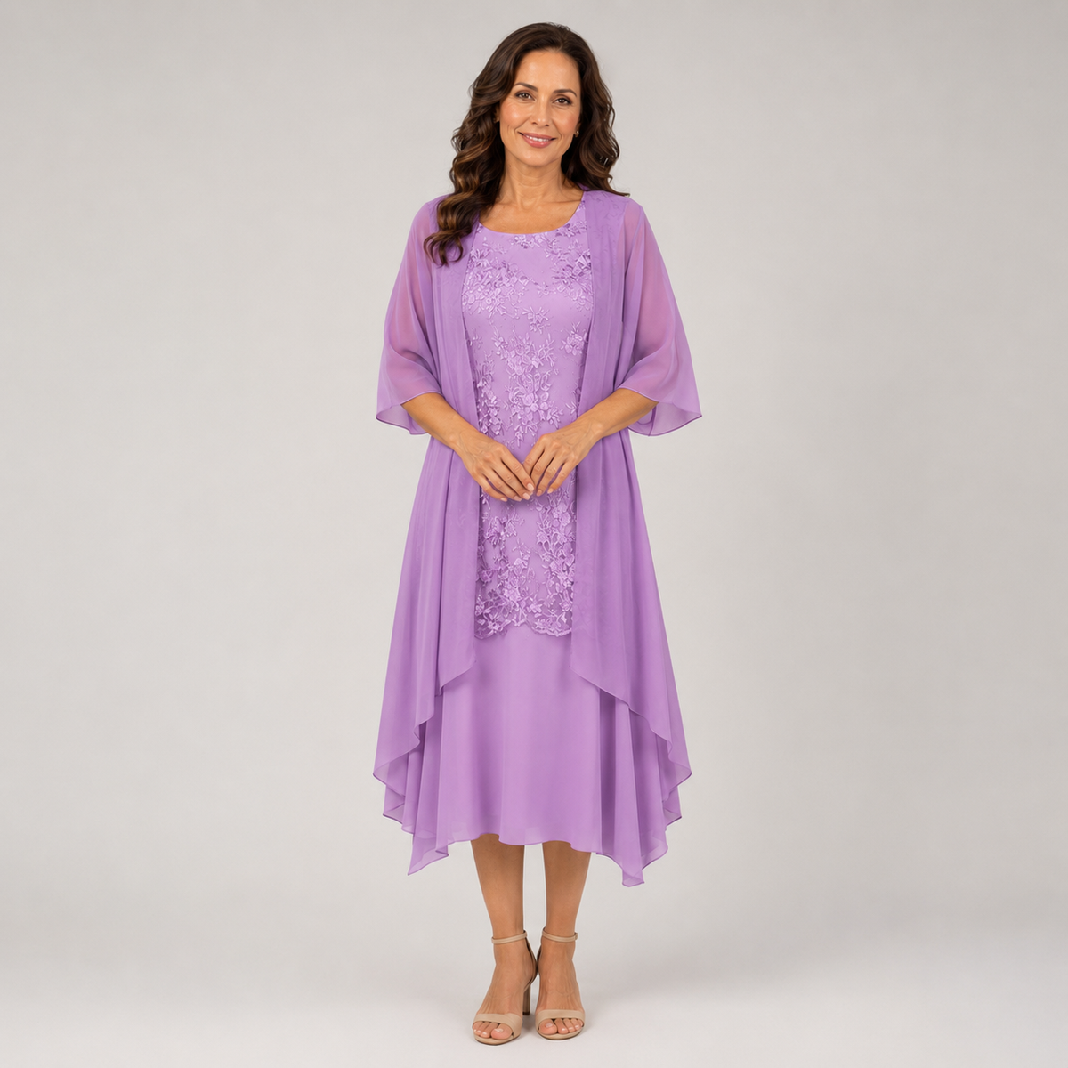 Isabela | Abito elegante a balze
