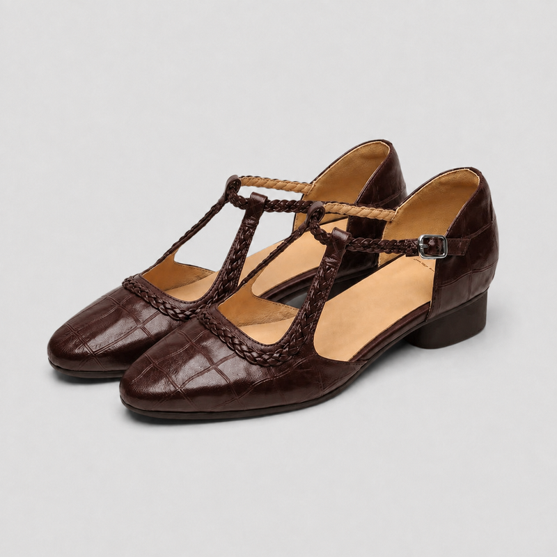 Mireya | Scarpe intrecciate con tacco basso
