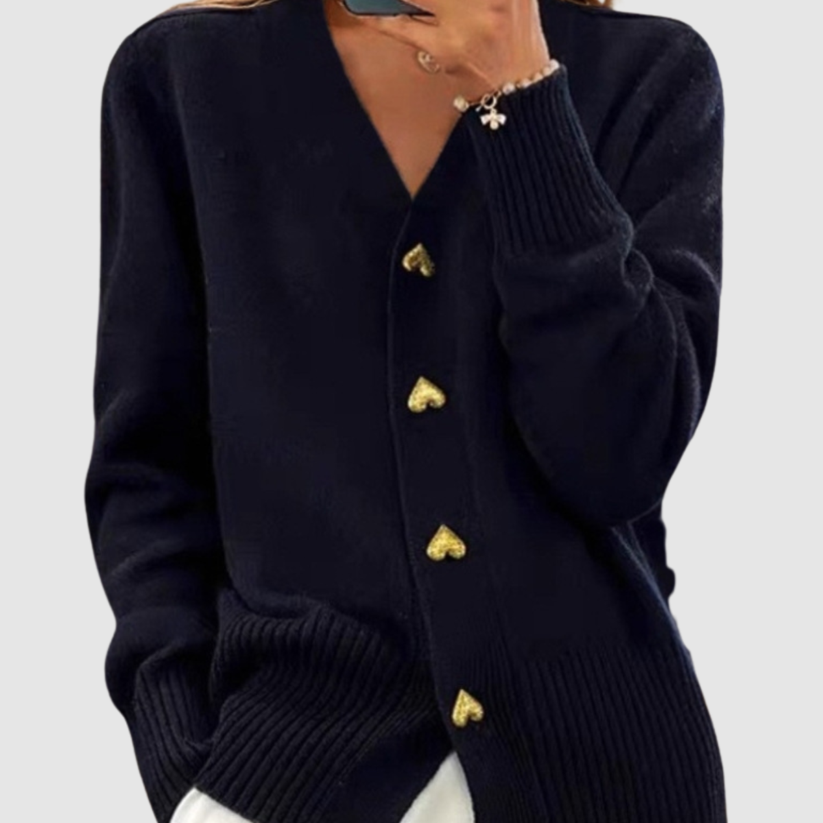 Isla | V-neck Knitted Sweater