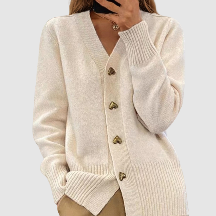 Isla | Maglione lavorato a maglia con scollo a V