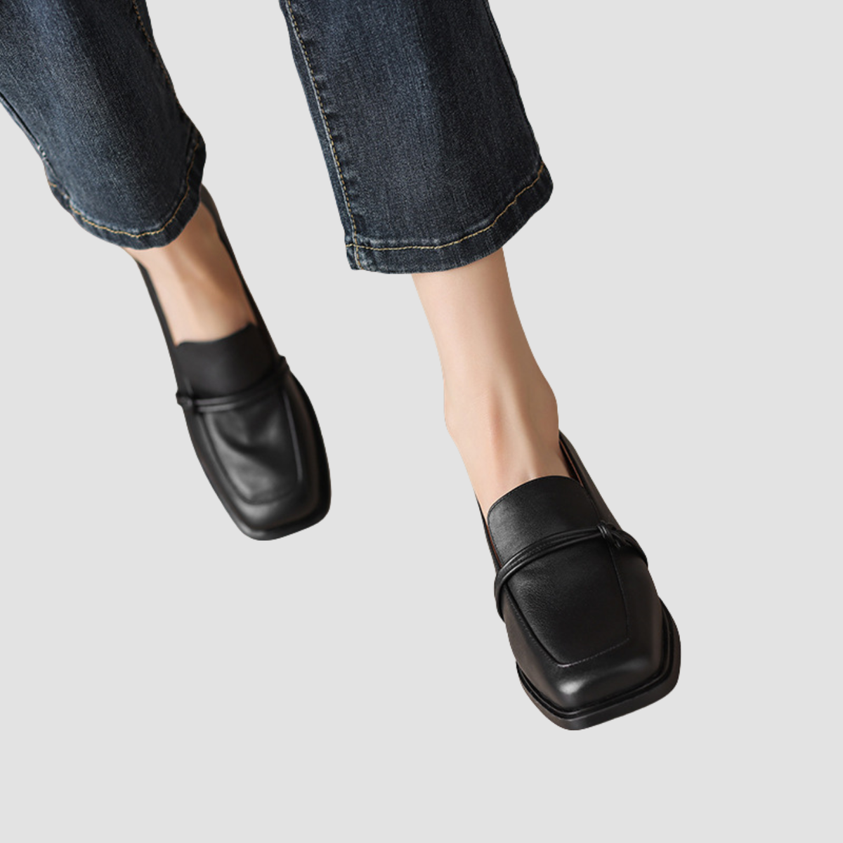 Auri | Scarpe in pelle con tacco medio