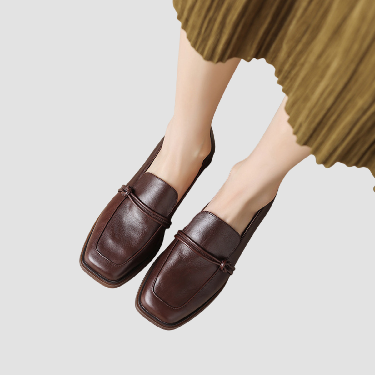 Auri | Scarpe in pelle con tacco medio