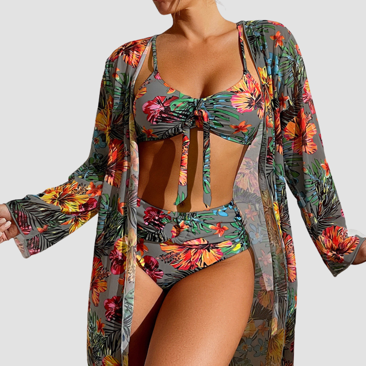Aurora| Costume da bagno tre pezzi