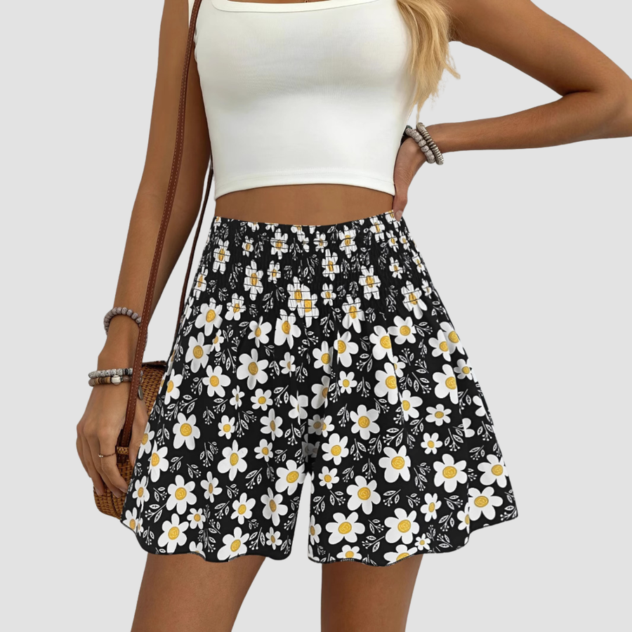 Nova | Pantaloncini Floreali da Spiaggia