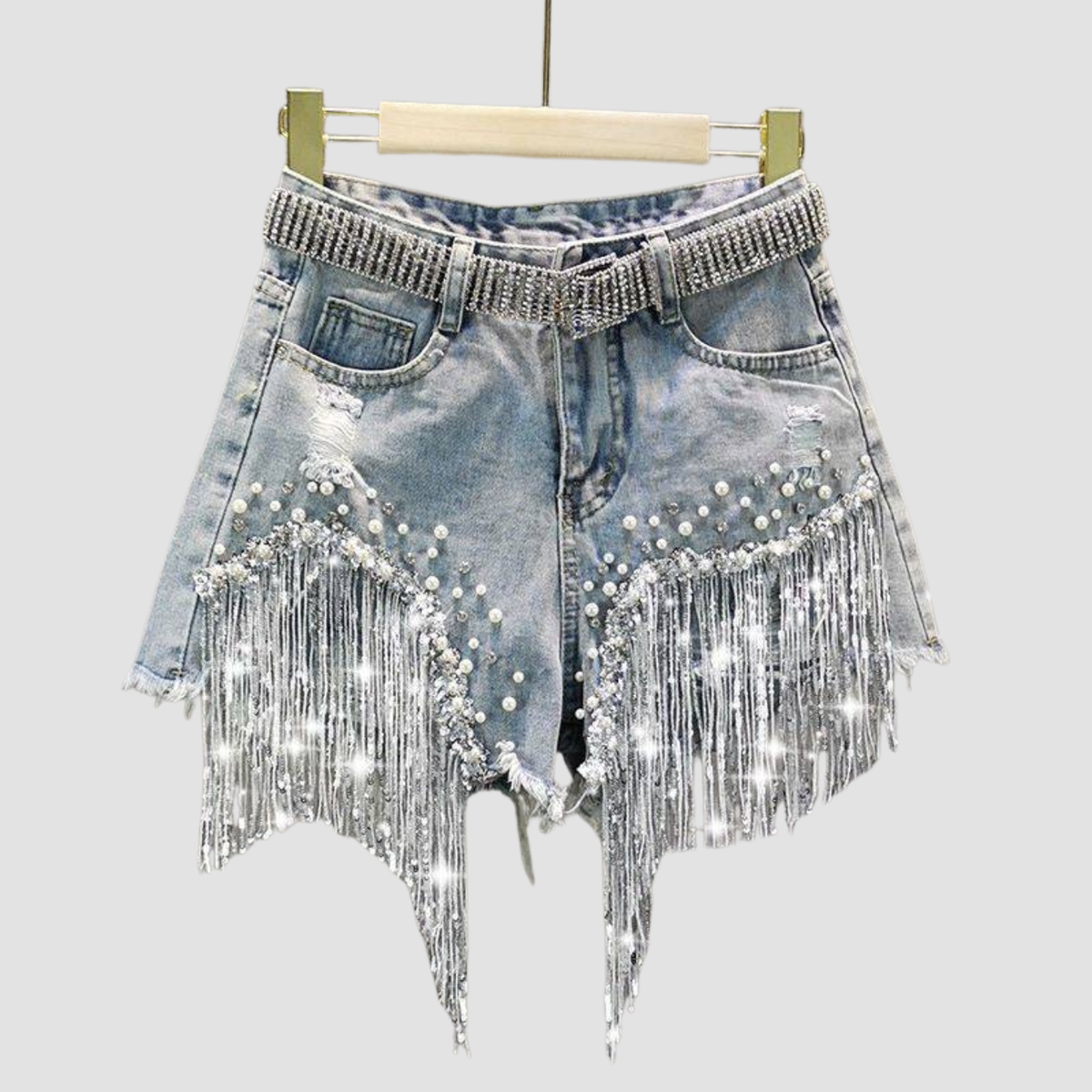 Martina | Pantaloncini in jeans strappati