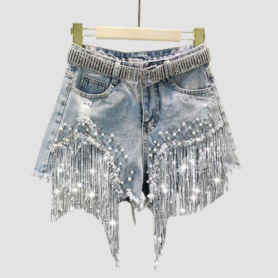 Martina | Pantaloncini in jeans strappati