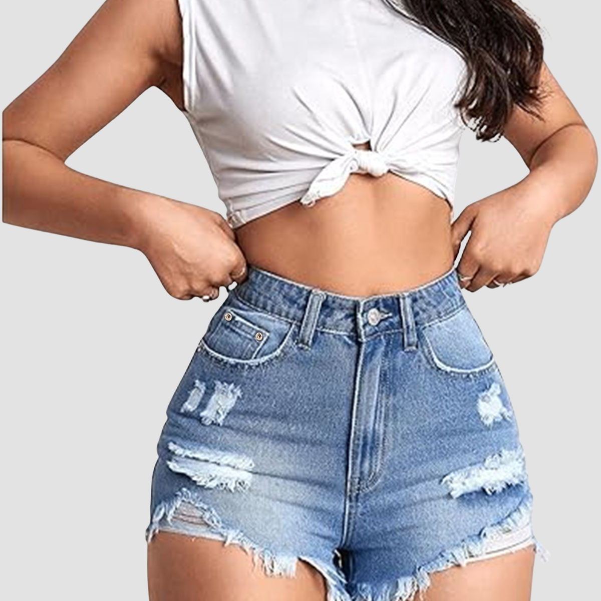 Elen| Shorts vaqueros retro