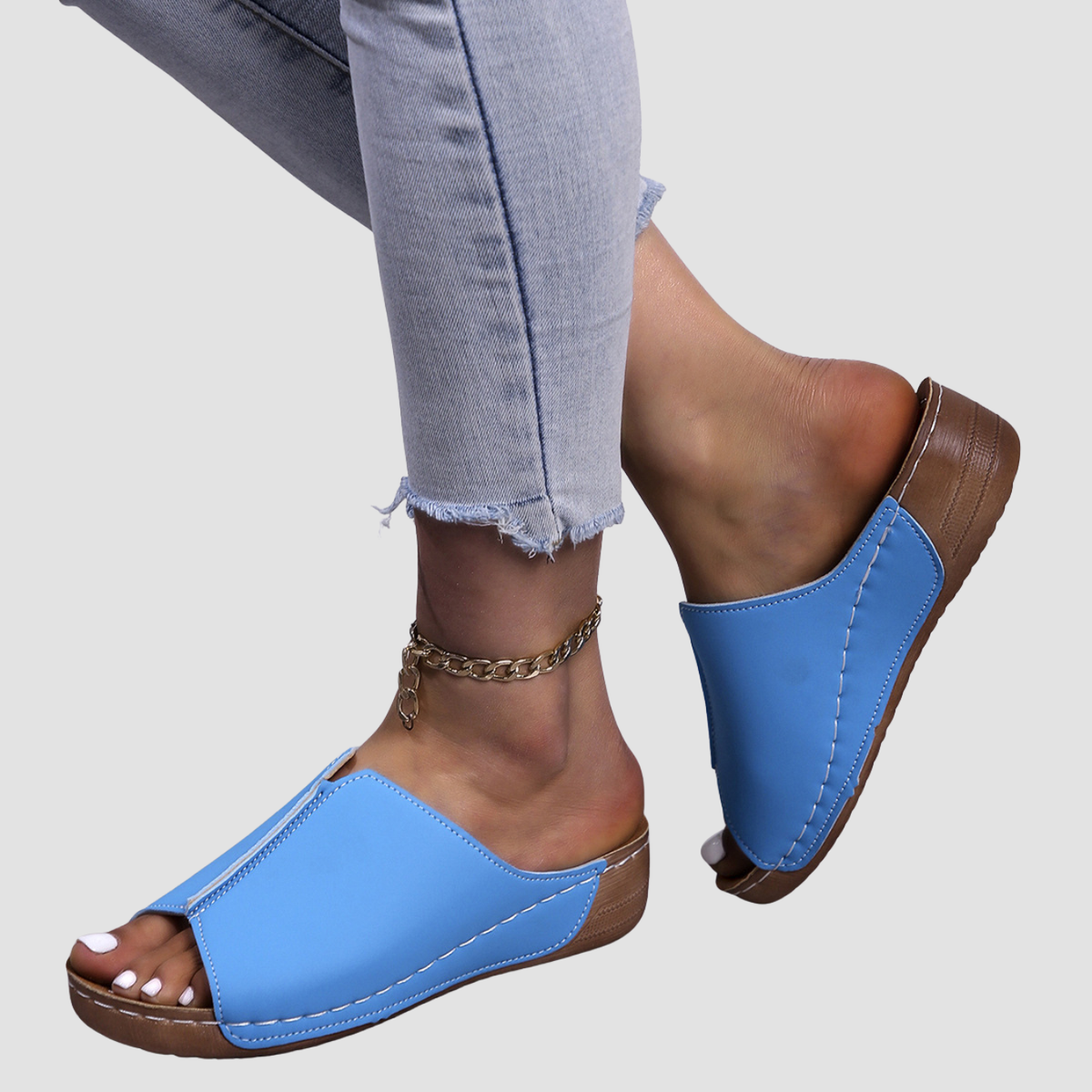Rhea | Wedge Sandals
