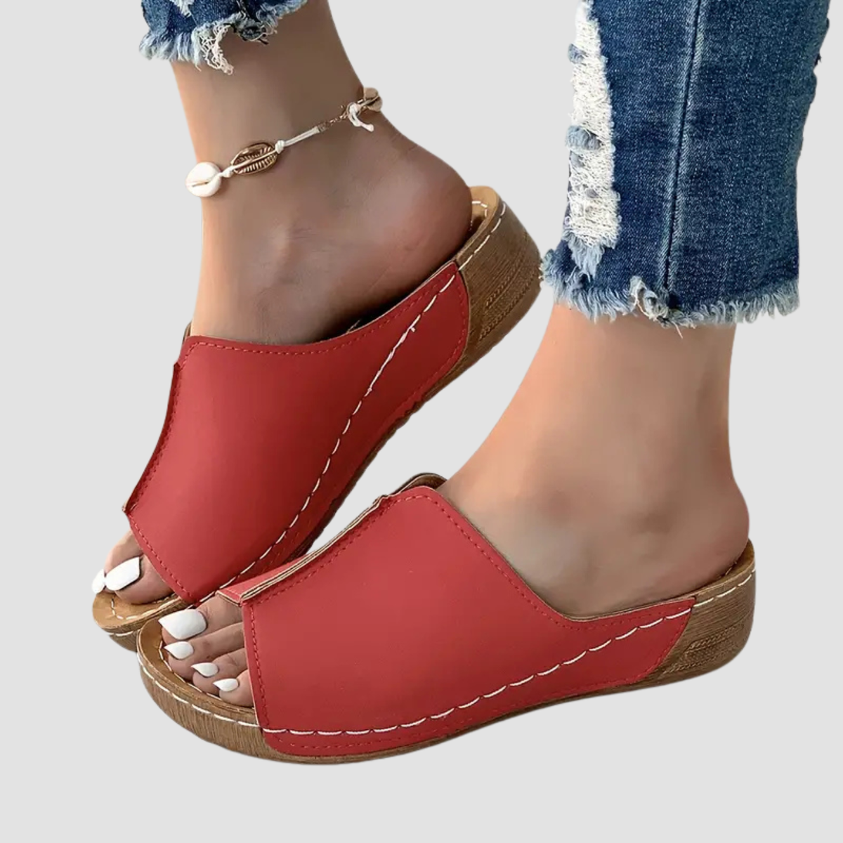 Rhea | Wedge Sandals
