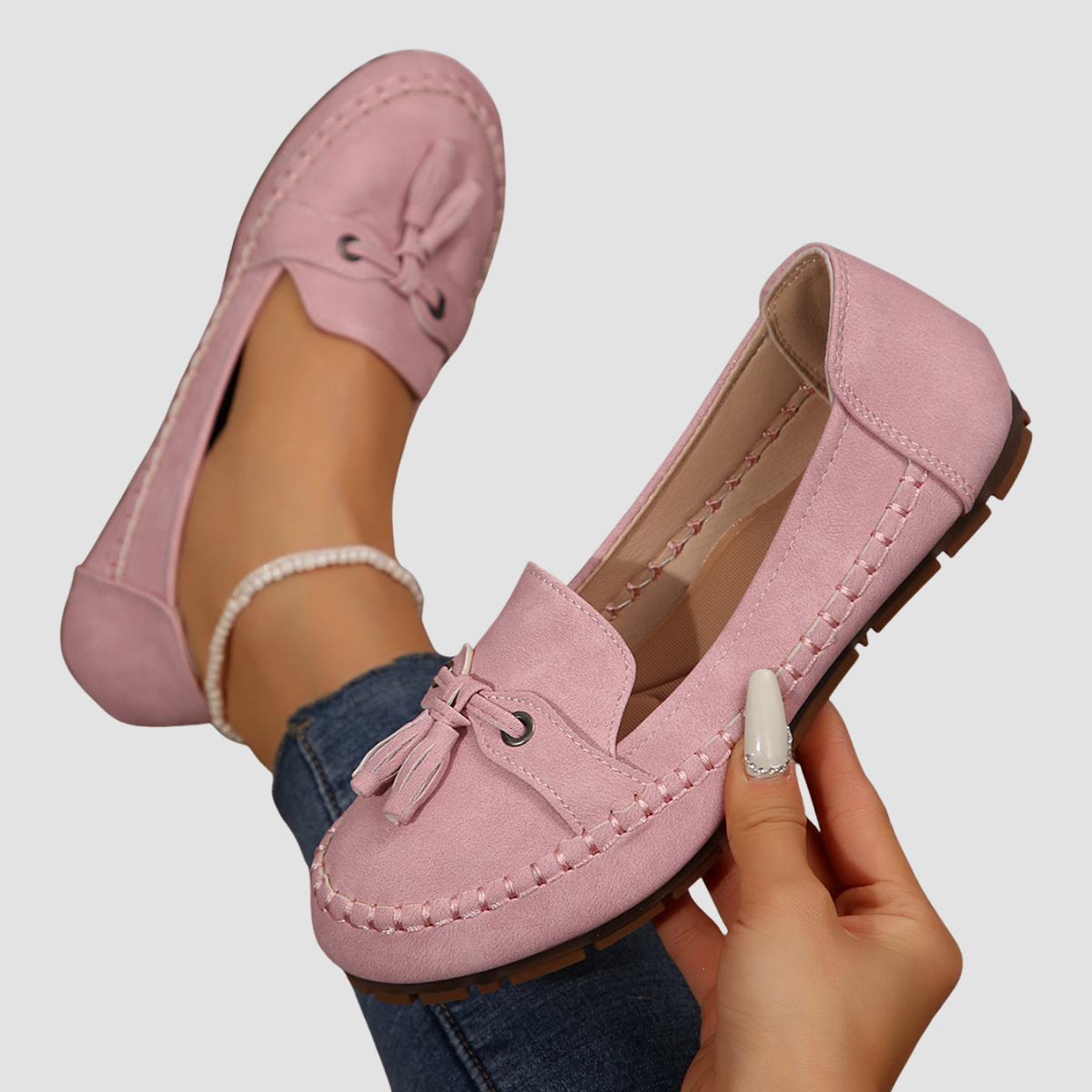 Sara | Round Head Loafers