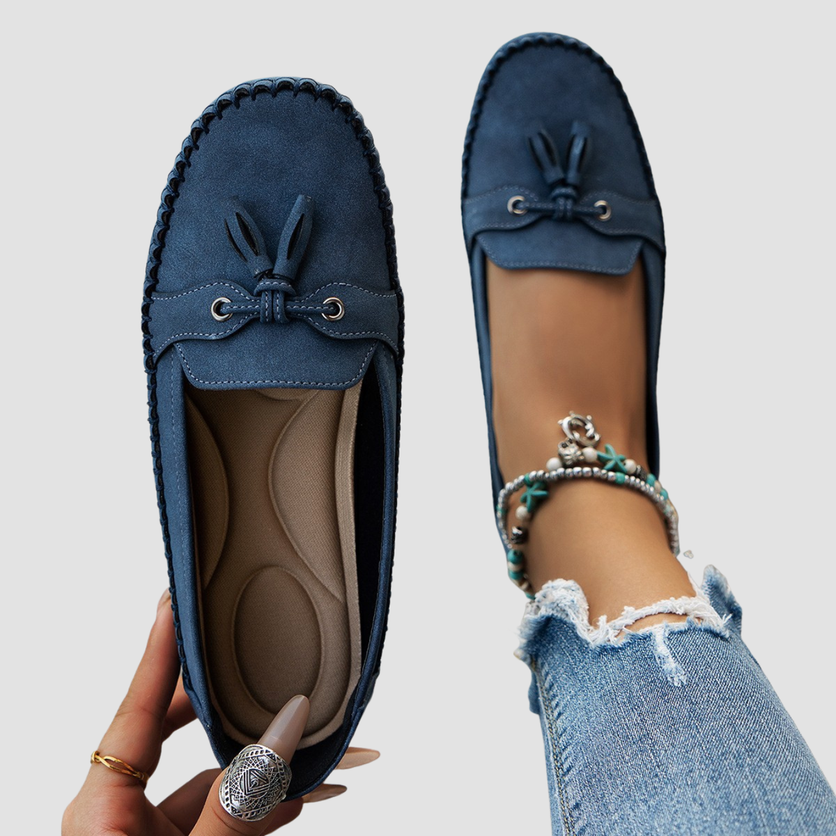 Sara | Round Head Loafers