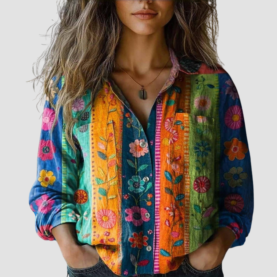 Tova | Blusa Etnica Retrò