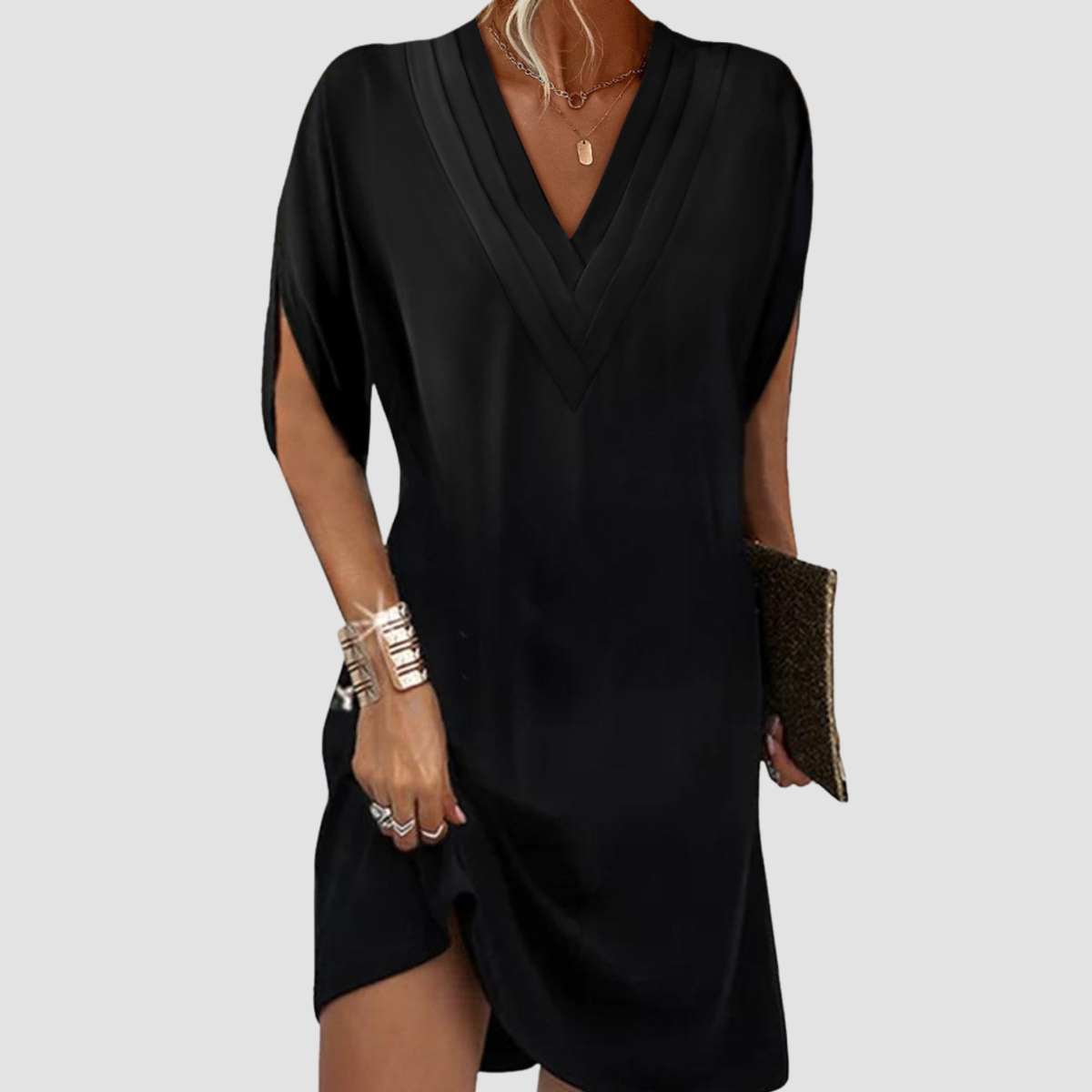 Mila | Abito con scollo a V