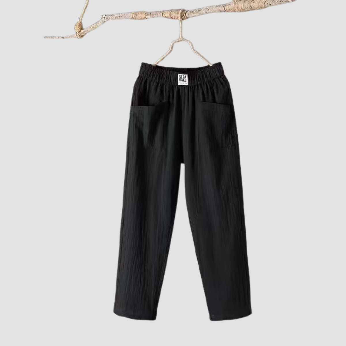 Noir | Pantaloni dritti cropped