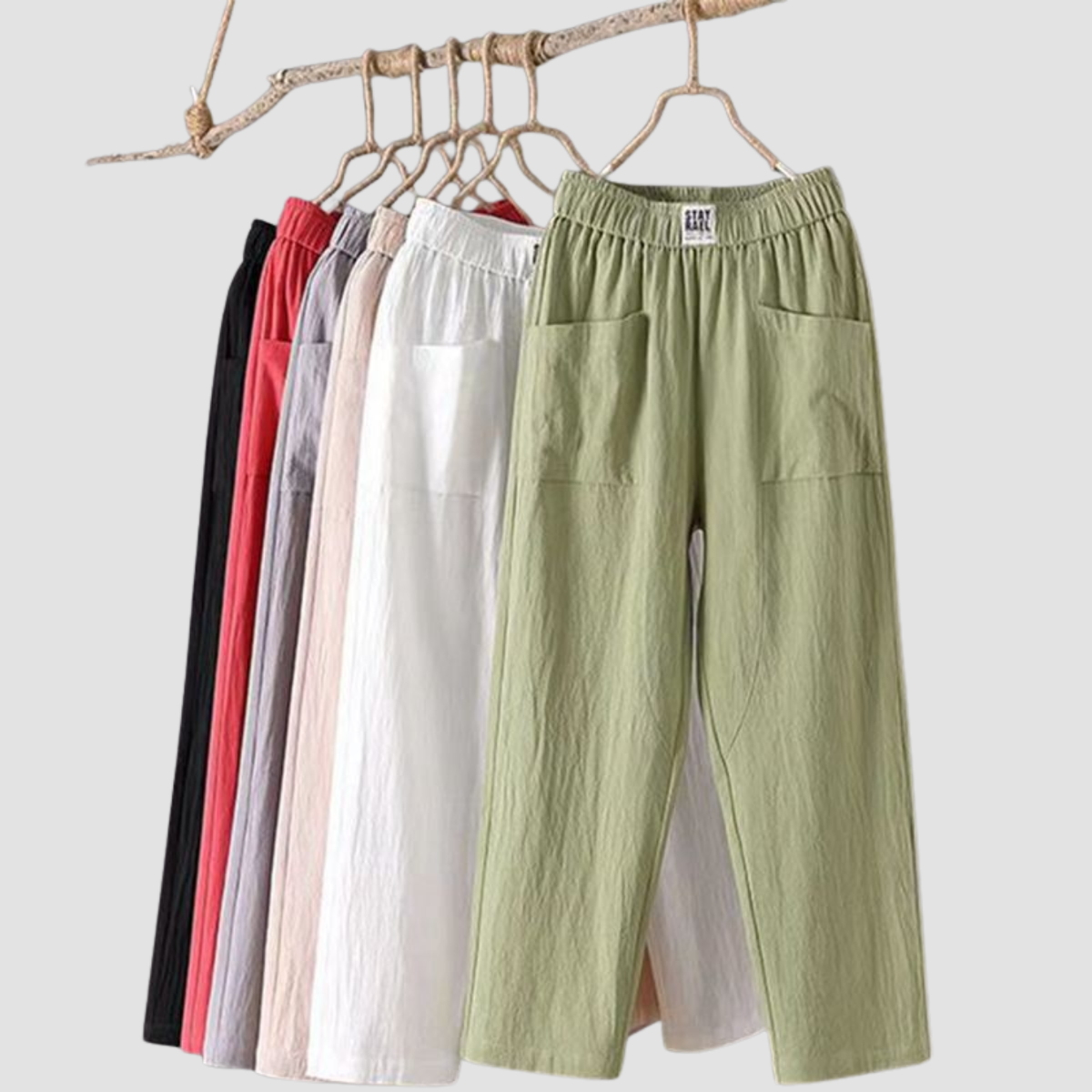 Noir | Pantaloni dritti cropped