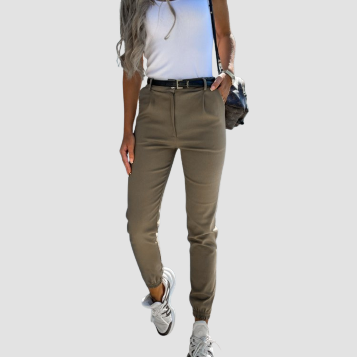 Noir | Casual Cropped Trousers