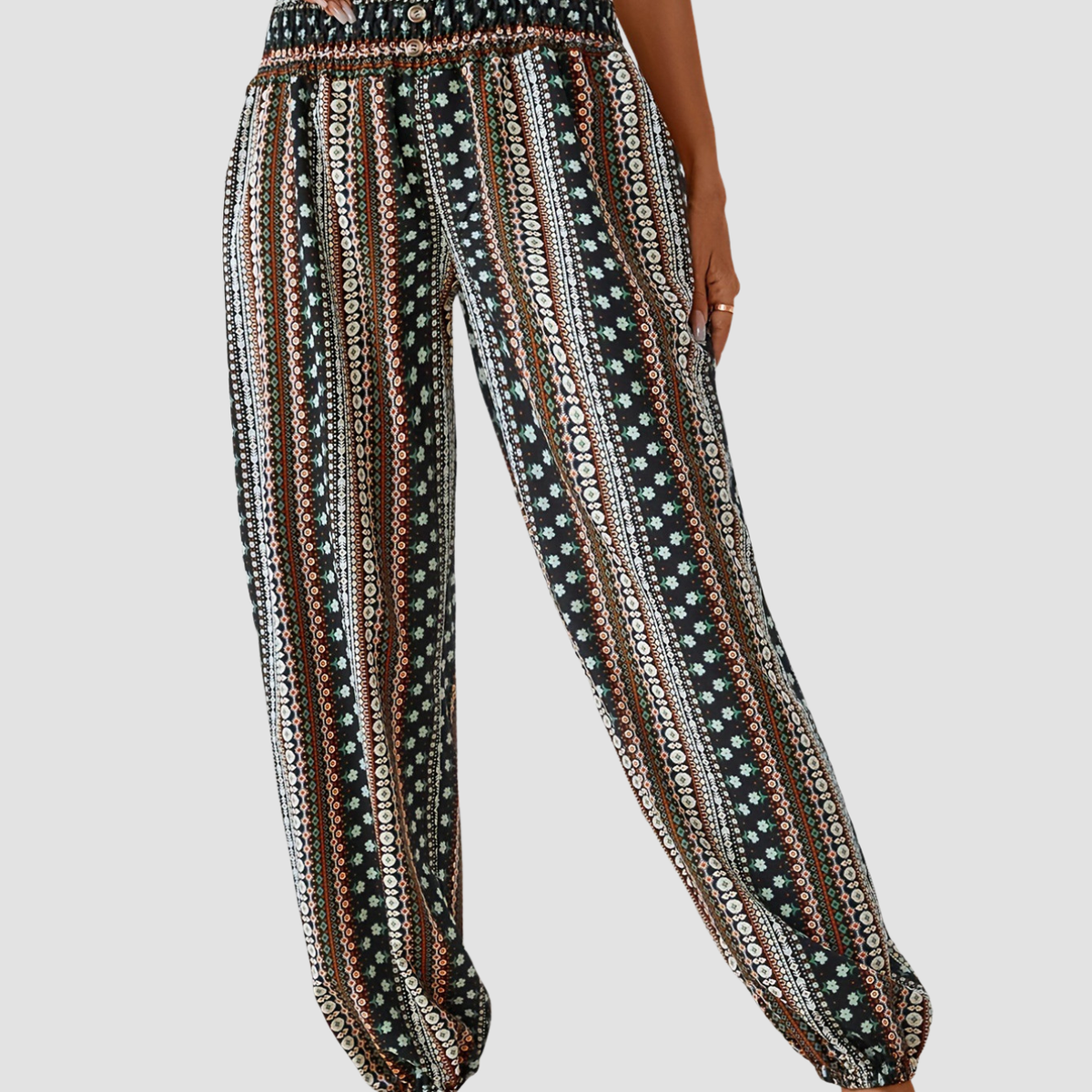 Noir | Pantalones holgados adelgazantes