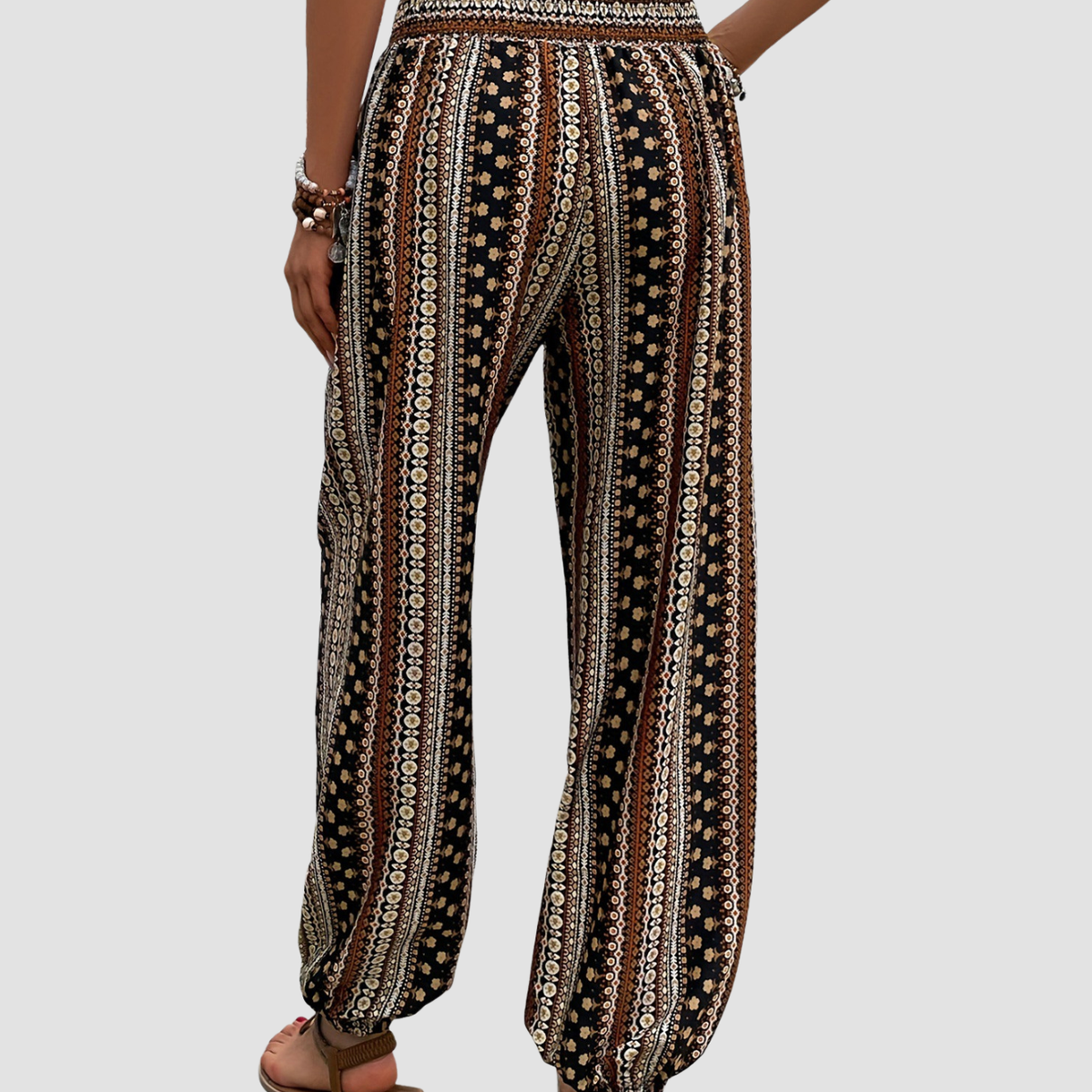 Noir | Pantalones holgados adelgazantes