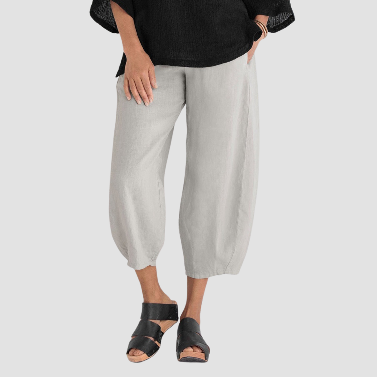 Noir | Wide Leg Pants Loose