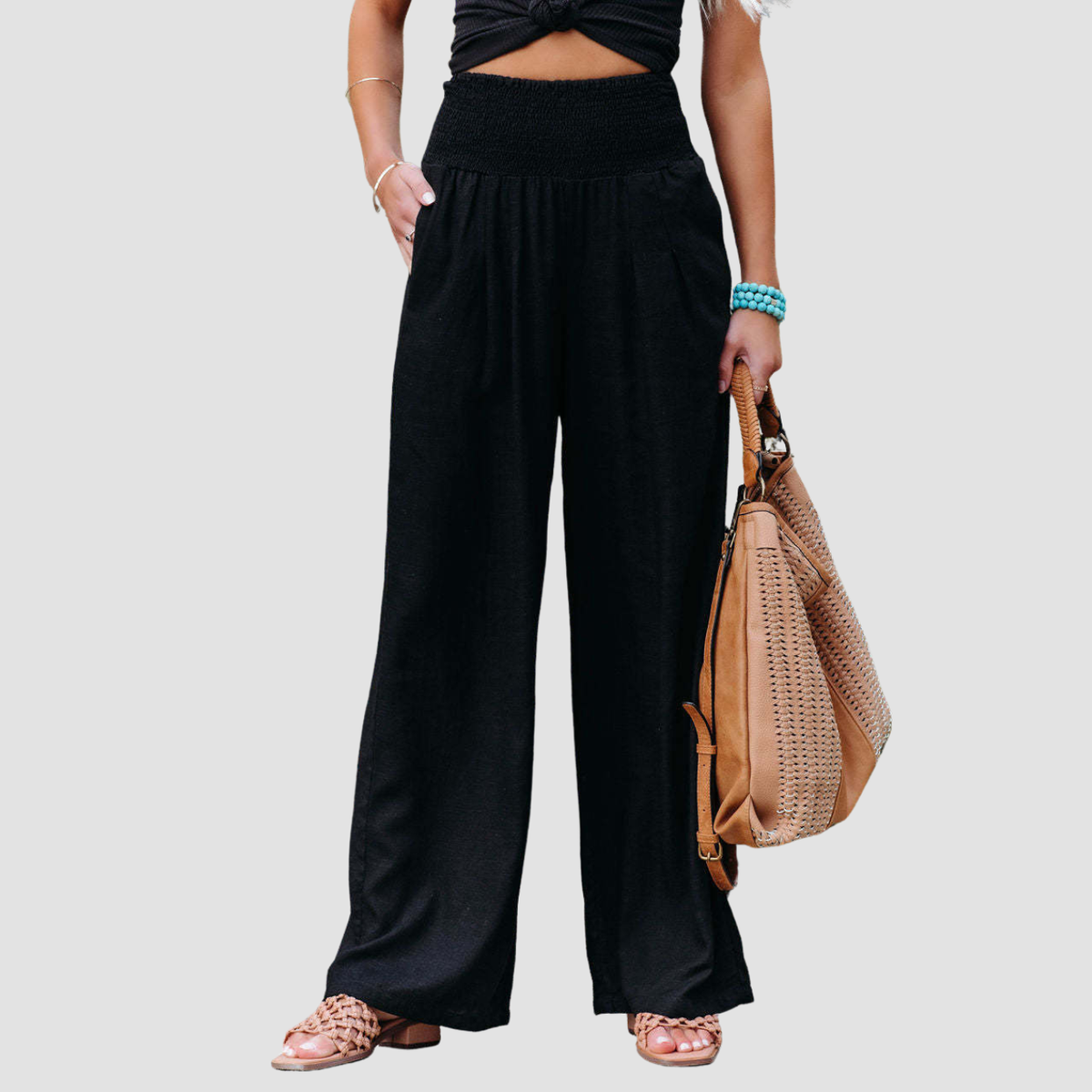 Noir | Pantaloni larghi