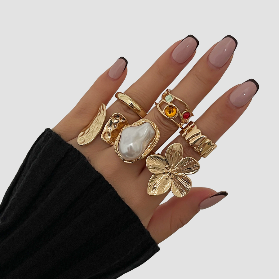 Mara | Anello con perla barocca