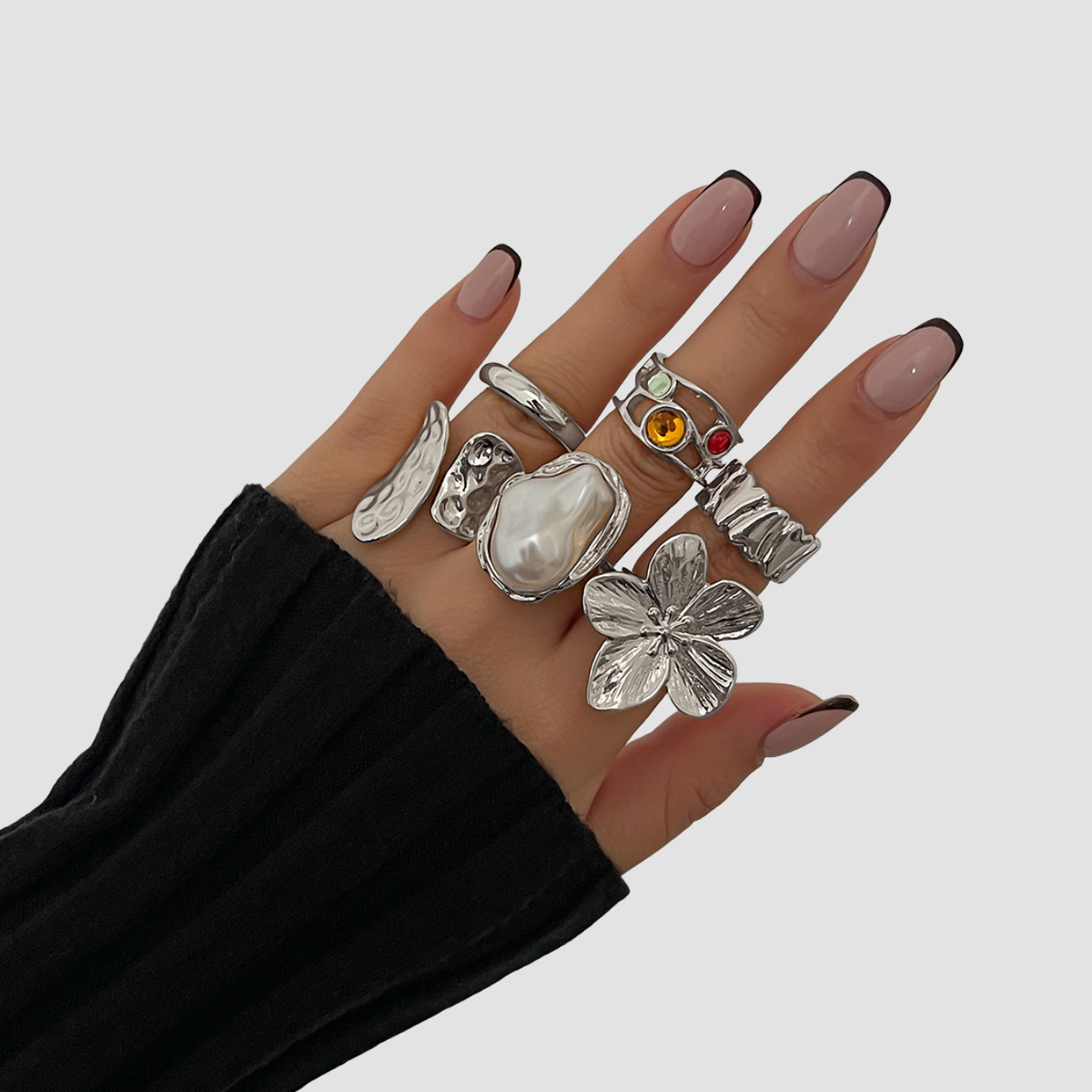 Mara | Anello con perla barocca