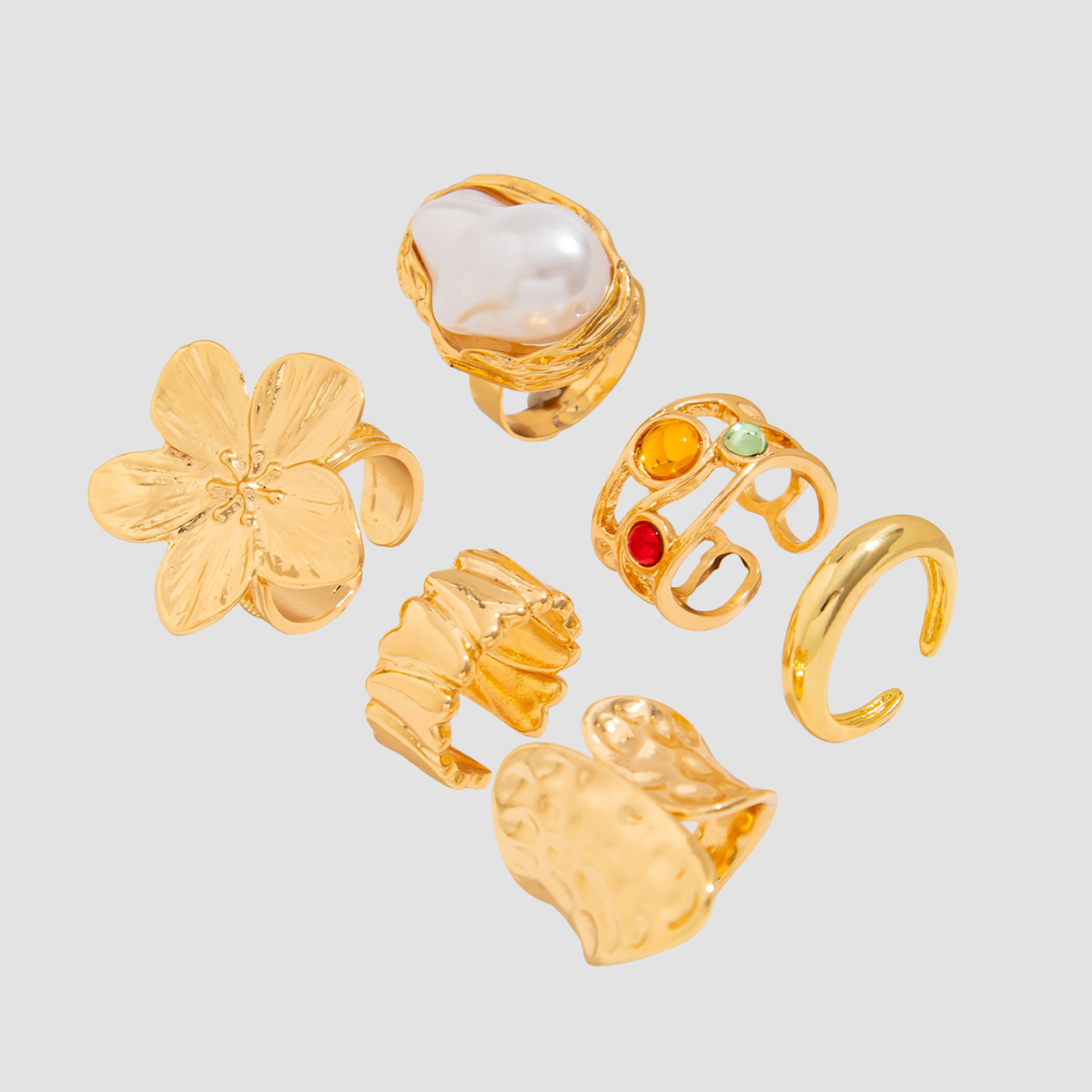 Mara | Anello con perla barocca