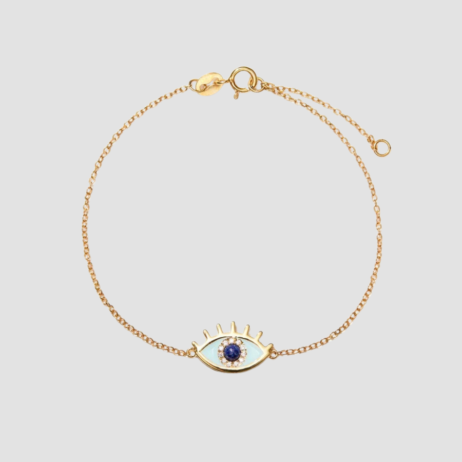 Mara | Bracciale Occhio Smaltato 925 Argento