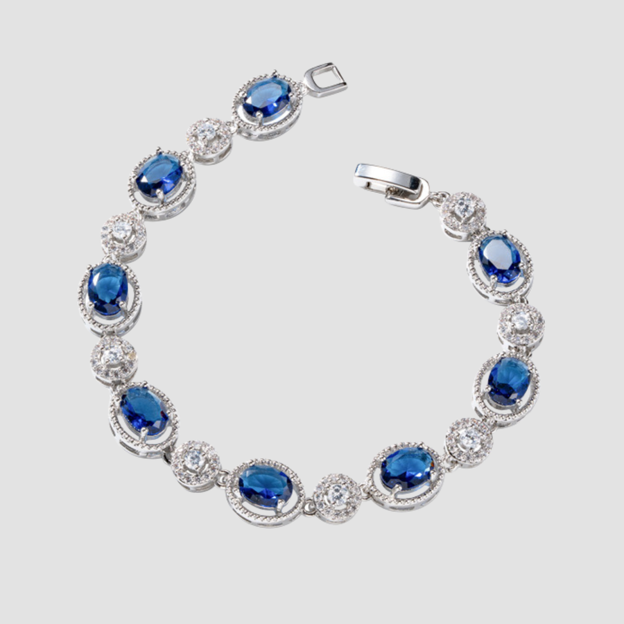 Mara | Bracciale ovale geometrico raffinato retrò