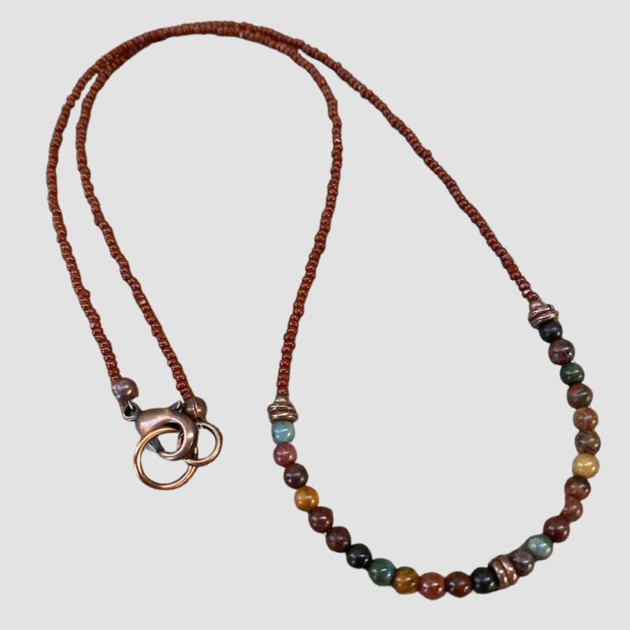 Lea | Collana di perle di riso