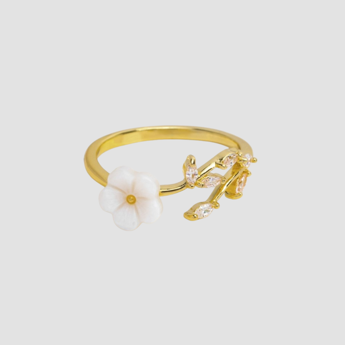 Mara | Anello Fiore a Conchiglia