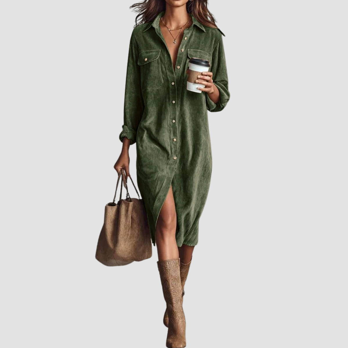 Novea | Vestito casual con bottoni