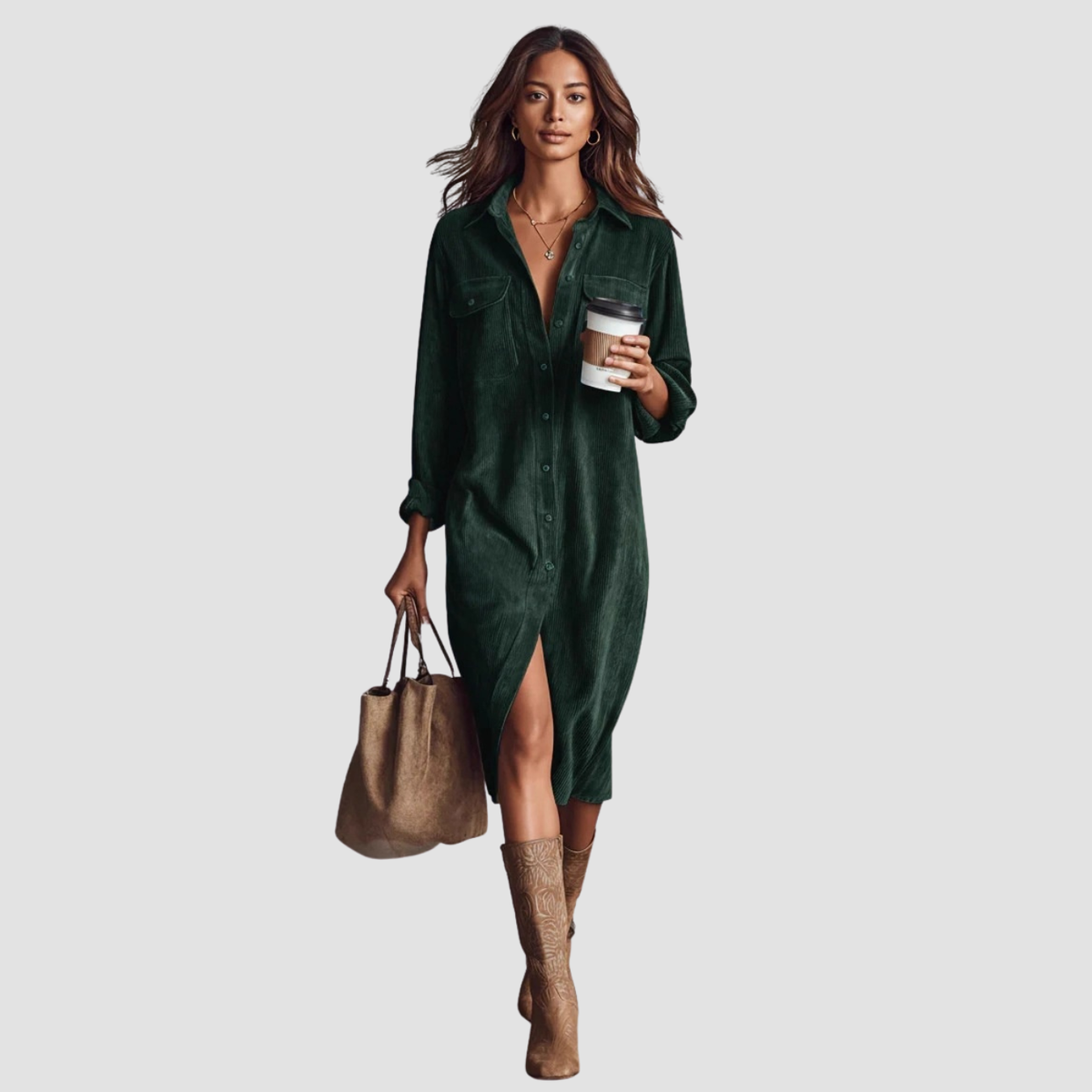 Novea | Vestito casual con bottoni