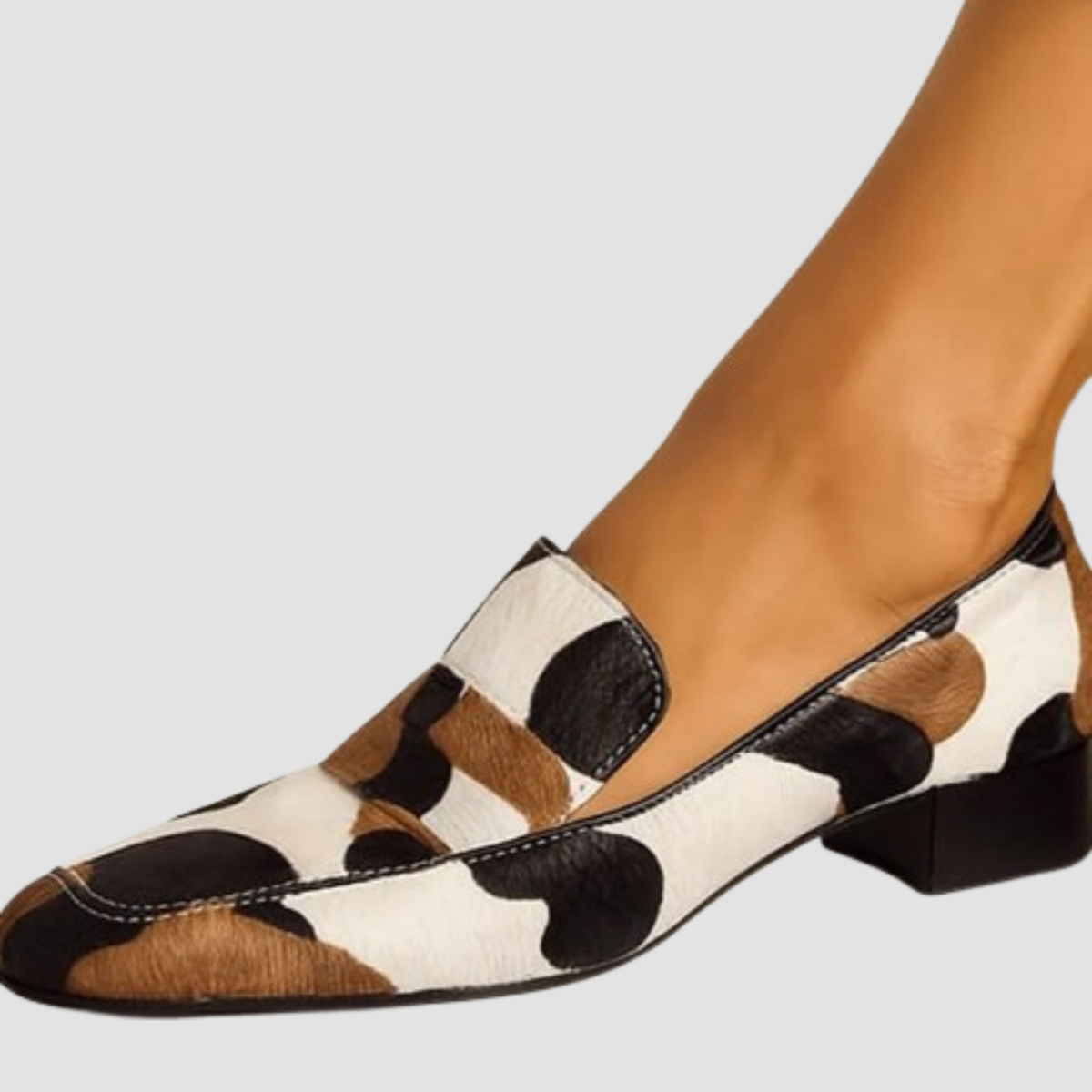 Siena | Scarpe zebrate con tacco basso