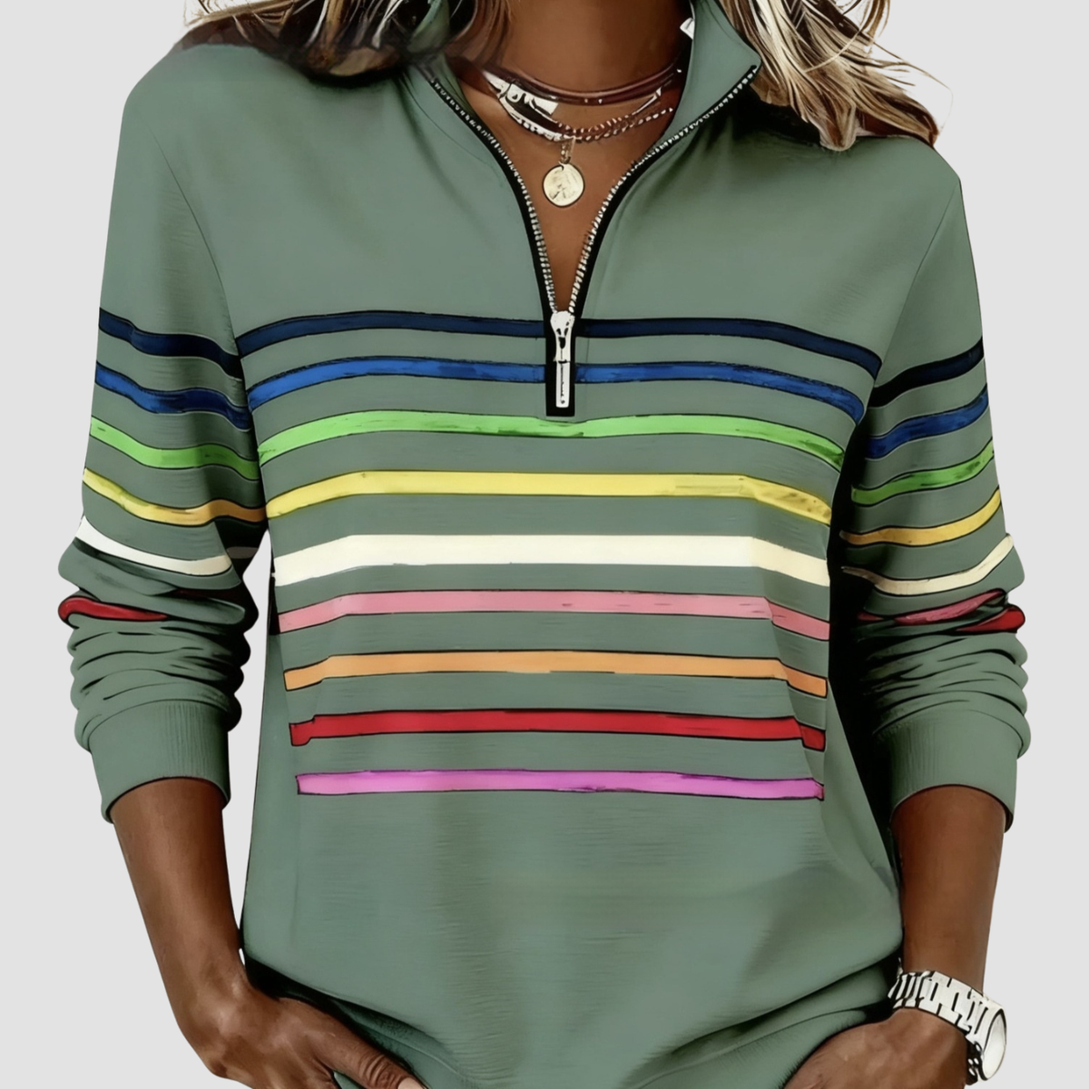 Cleo | Sudadera con cremallera