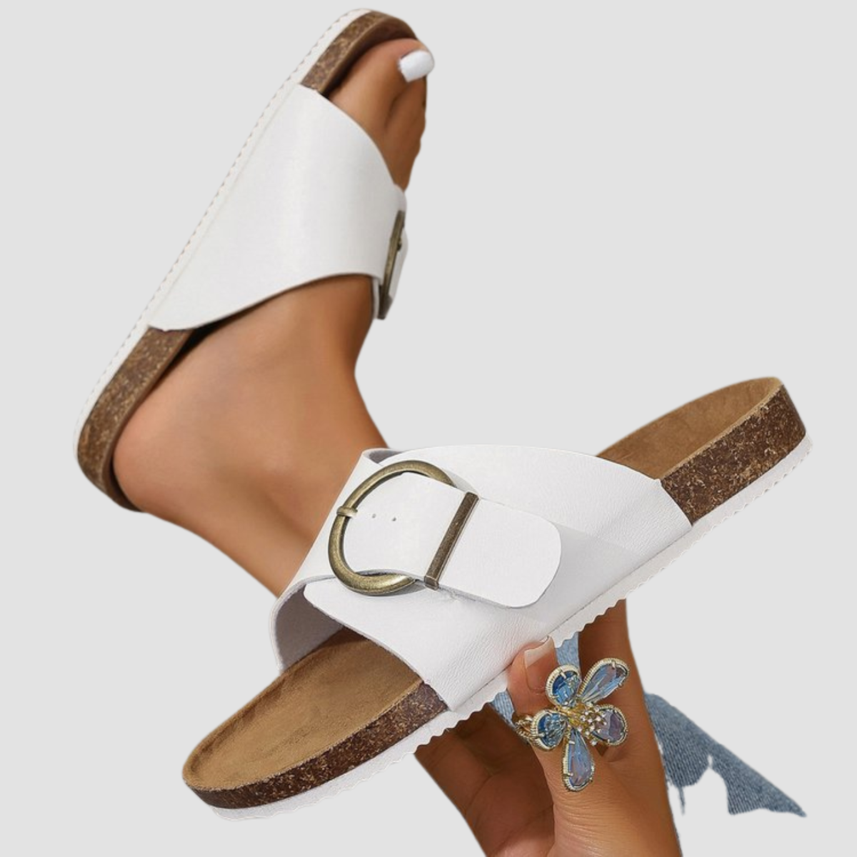 Rhea | Flat Style Slippers