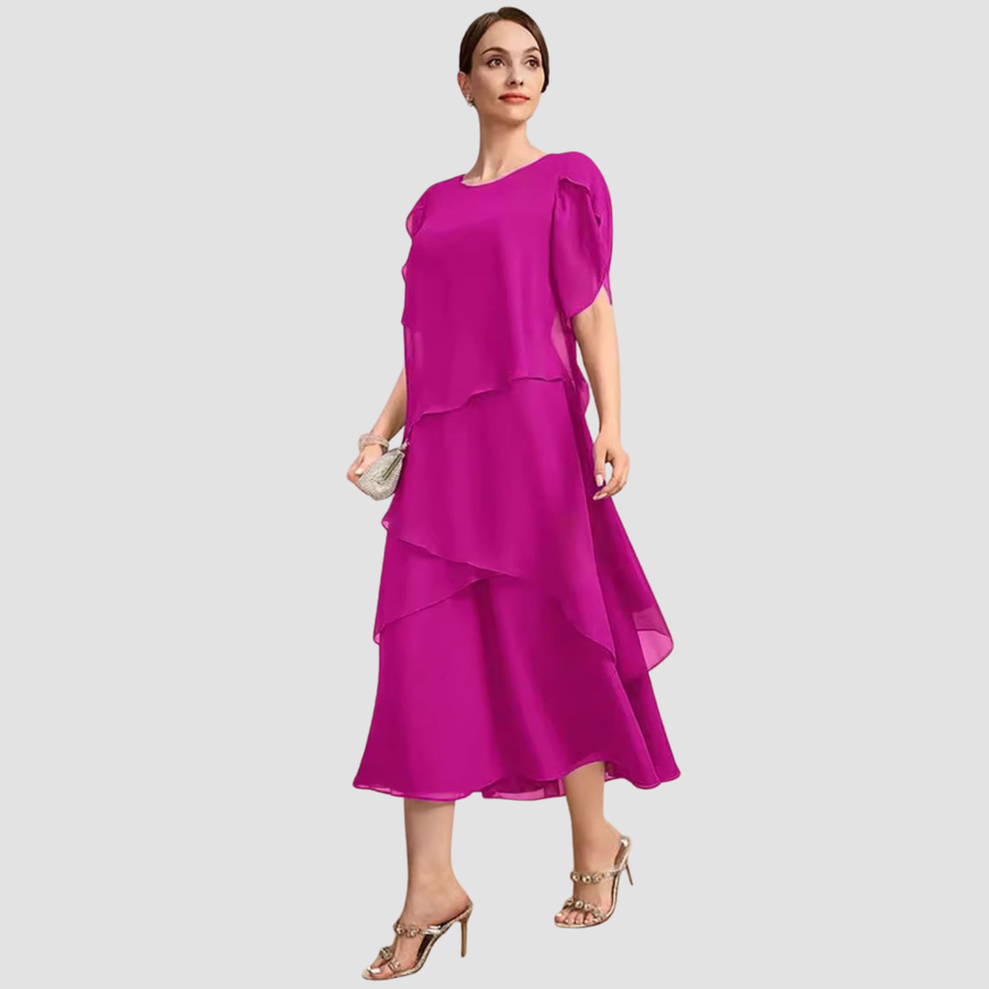 Novea | Abito in chiffon a strati