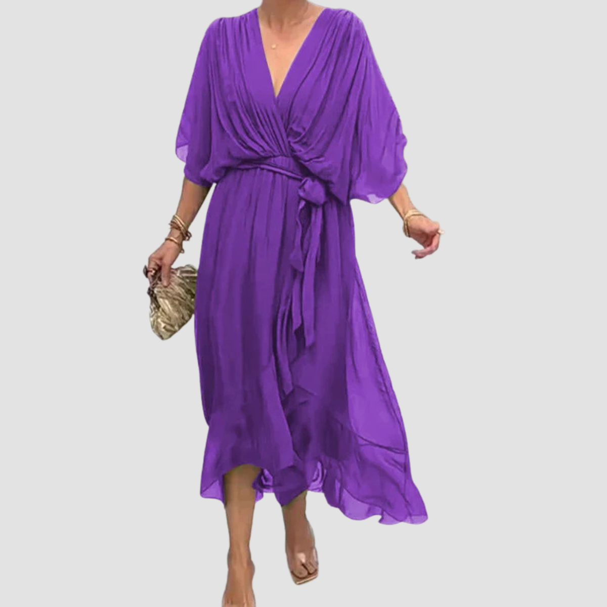 Amora | V-neck Summer Dress