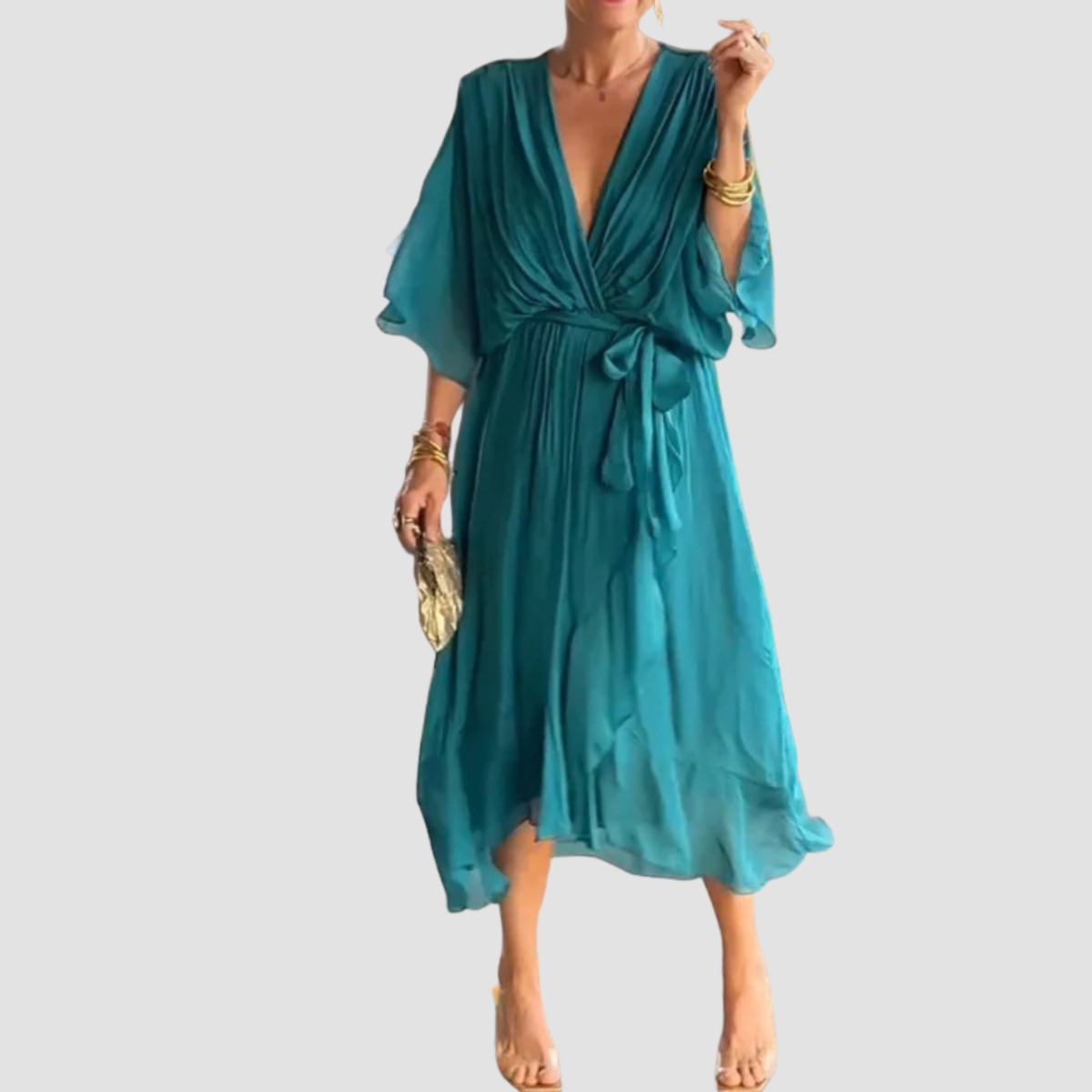 Amora | V-neck Summer Dress