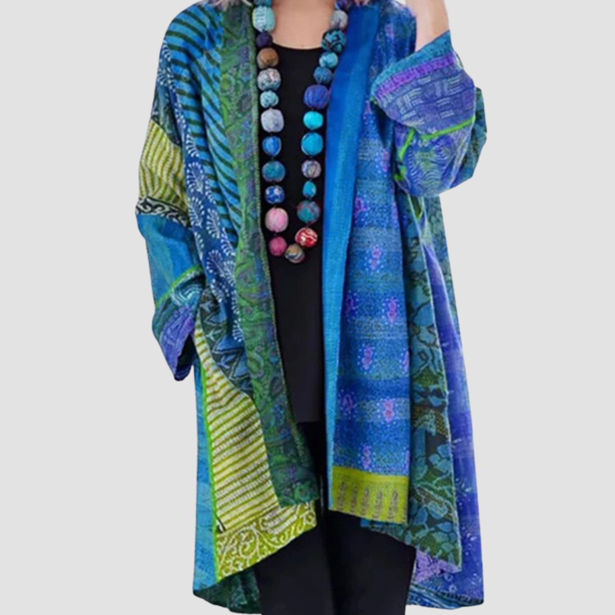 Nira | Cappotto ampio in cotone e lino