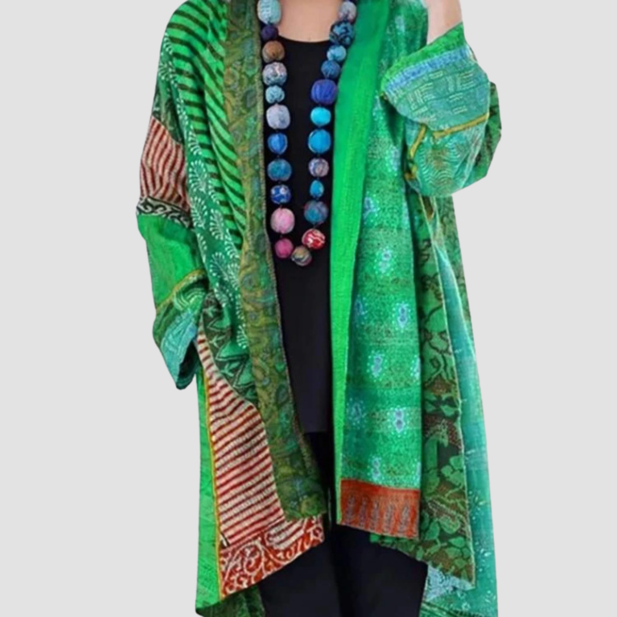 Nira | Cappotto ampio in cotone e lino