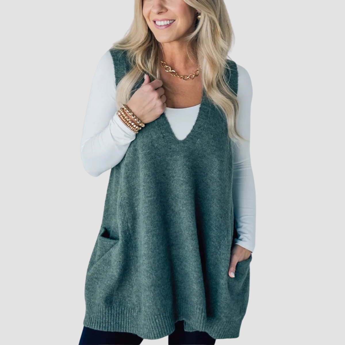 Lara | Gilet in maglia