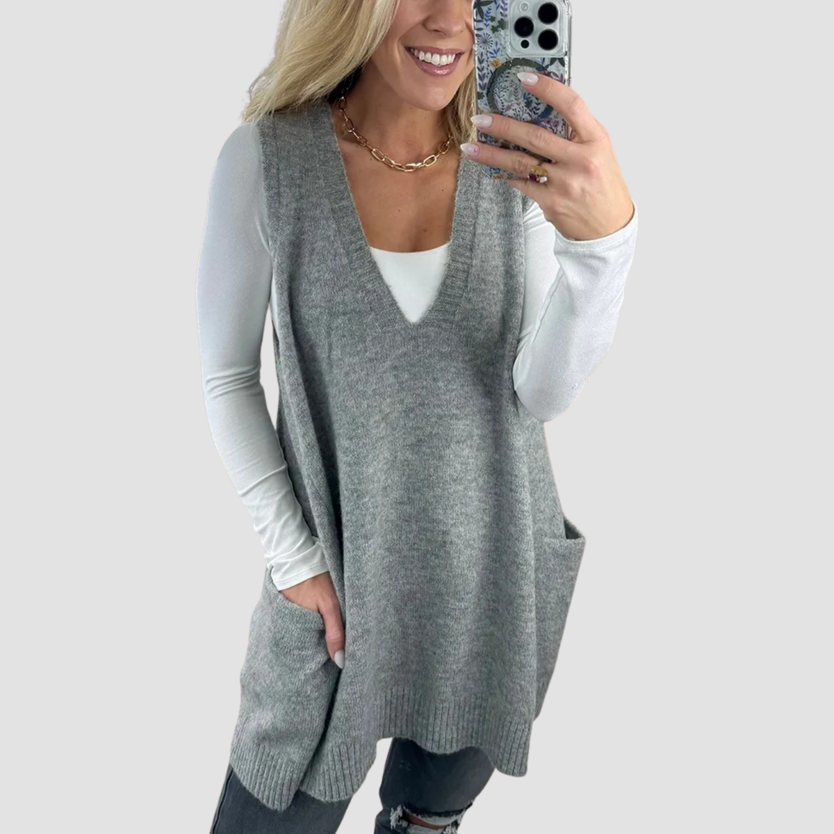Lara | Gilet in maglia