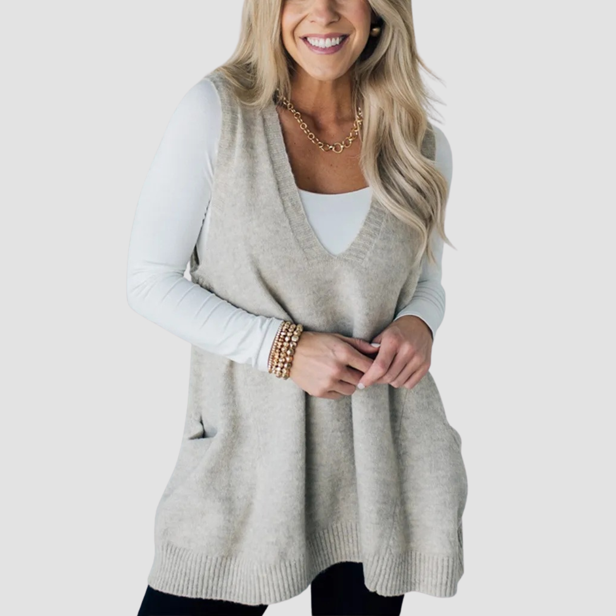 Lara | Gilet in maglia