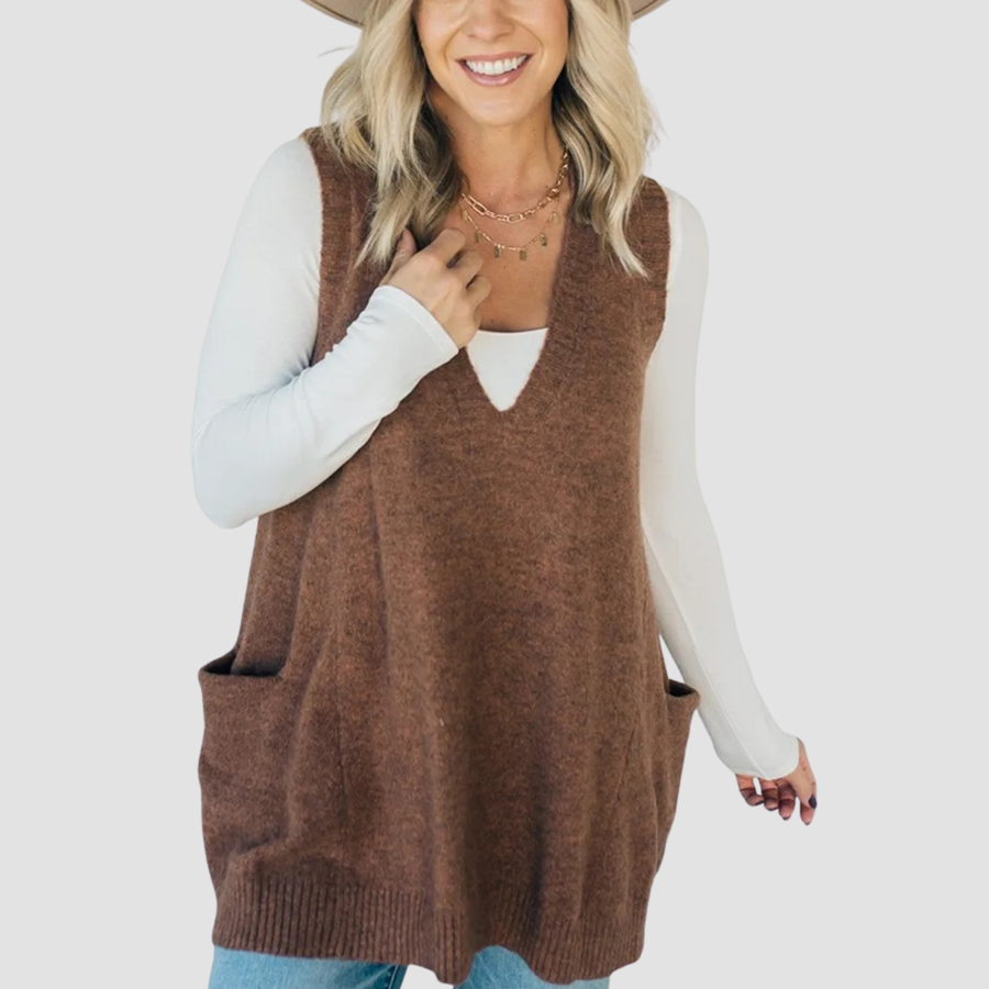 Lara | Gilet in maglia