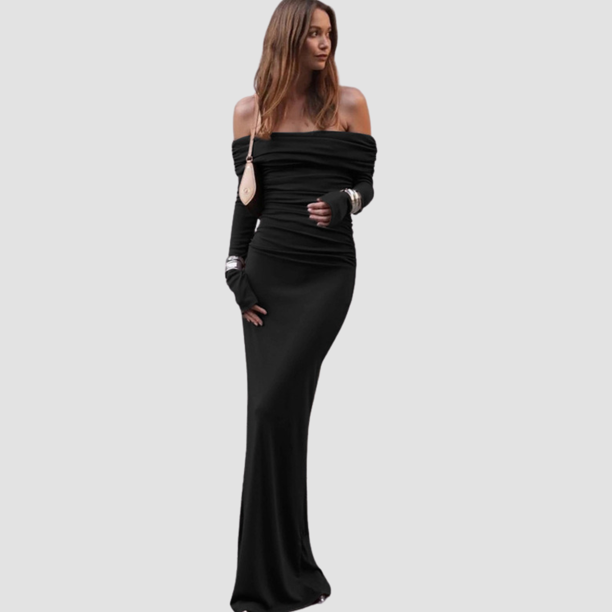 Novea | Vestito attillato a maniche lunghe