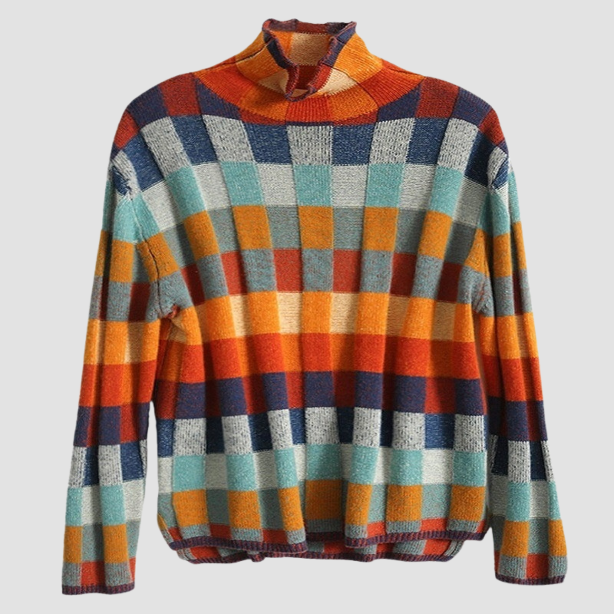 Cleo | Colorful Turtleneck Sweater