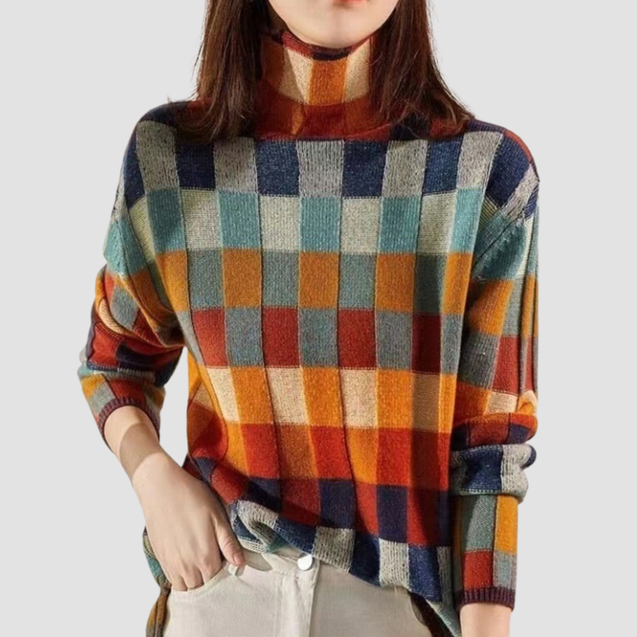 Cleo | Maglione a collo alto colorato