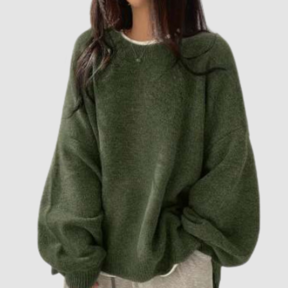 Cleo | Crew Neck Pullover Sweater